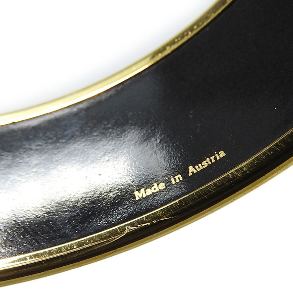 Hermes Hermes Emilel GM Cloisonne Bracelet Multicolor Metal Bangle - Picture 6 of 9